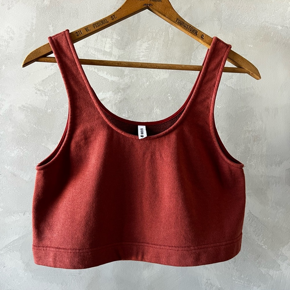 Ilana Kohn size small (lightly worn) terry tank in orange terra color size Small